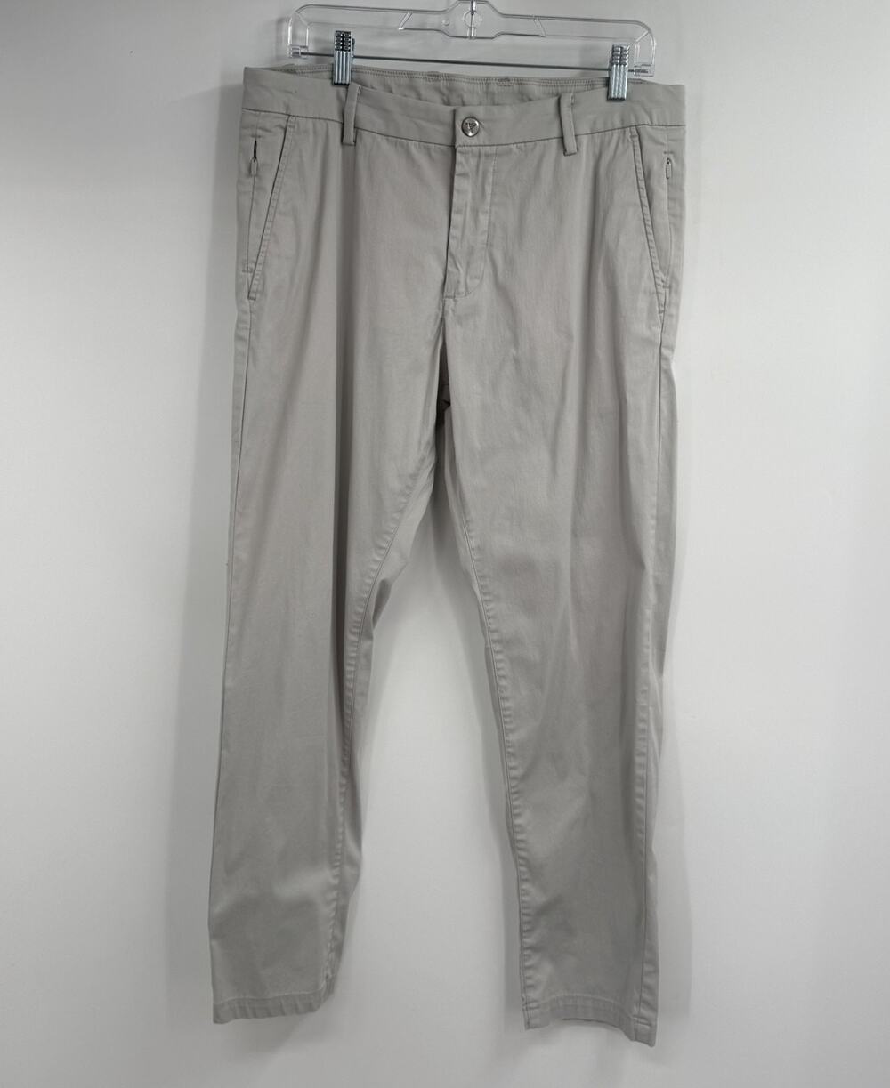 Birddogs Boom For Your Boomstick Pants Men 34x30 Beige Chino Stretch Trouser